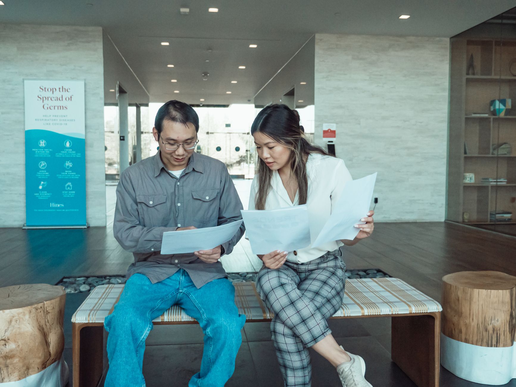 International student with OSHC documents in Australia